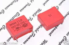 5pcs - WIMA MKP-X2 1uF (1µF) 275Vac 10% pitch:22.5mm RFI X2 Capacitor