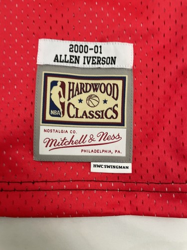 NEW Mitchell & Ness Philadelphia Allen Iverson 76ers Split Jersey 2XL RARE 2000 - Picture 7 of 10