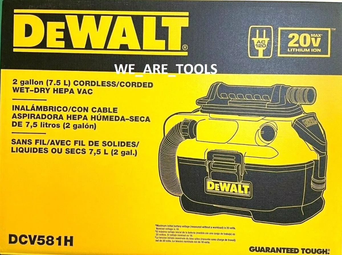 Dewalt dcv581h cordless shop sales vacuum