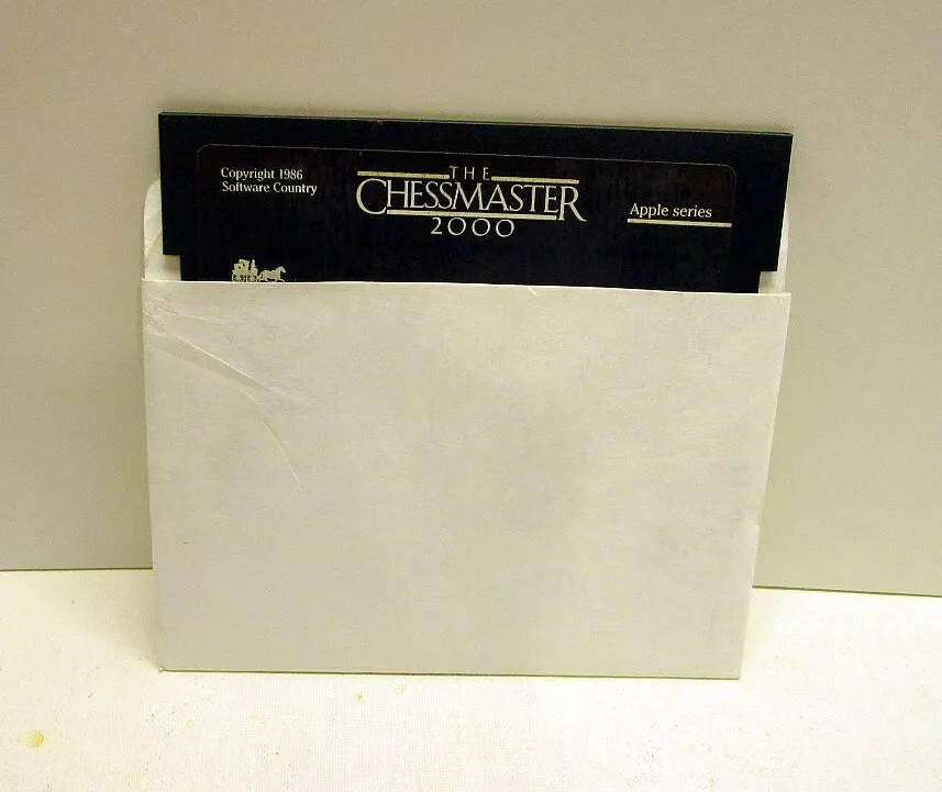 SEALED Chessmaster 2000 Software Toolworks Apple II+ plus,IIe,IIc,IIgs  computers