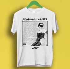 Adam And The Ants Lady 70s New Wave Music Gift Tee T Shirt P1146