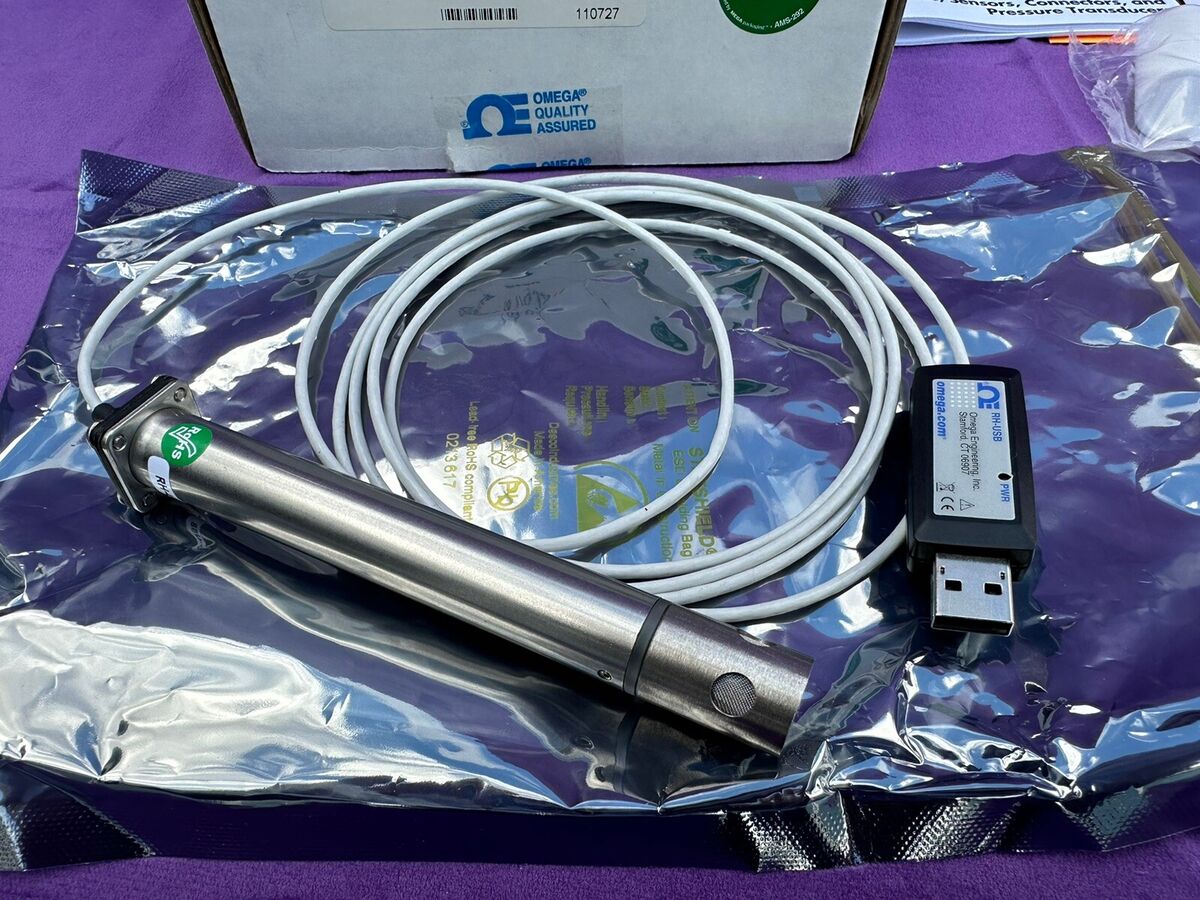Omega RH-USB USB Temperature & Humidity Sensor Probe with Omega RH-USB USB Temperature & Humidity Sensor Probe with
