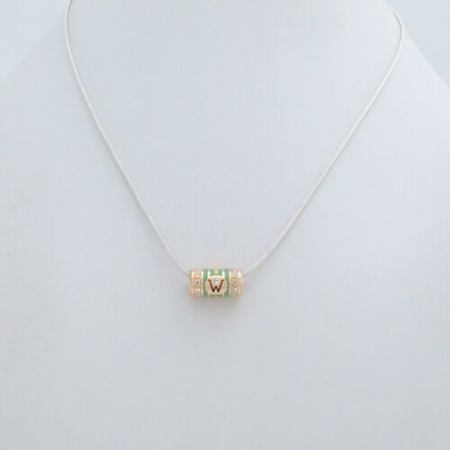 WELLENDORFF Ronde 'Pavillon grün & gelb' - Brillanten ges. 0,35ct - 18K/750 Gold - Bild 2 von 6