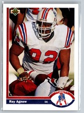 1991 Upper Deck #352 Ray Agnew New England Patriots