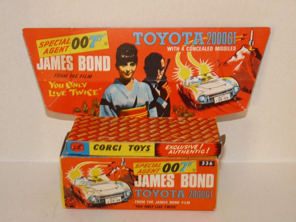 Miniature Corgi Oui-Oui – Voiture Rouge En Bon État Avec Boîte Reproduite
