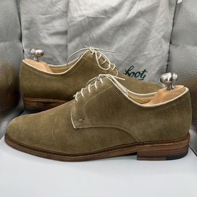 Paraboot Arles Suede Dress Derby Shoes Made in France EUC w  display picture 1
