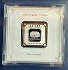 Geiger Premium Edelmetalle 1oz .999 Silver Square Bar Plastic Assay Serialized