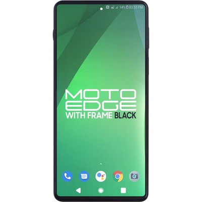 For Motorola Edge 20 Pro 2021 XT2153-1 LCD Touch Digitizer Frame Midnight Blue