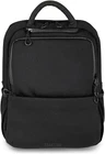 Logan 16" Neoprene Laptop Backpack - Sleek Black Travel Essential