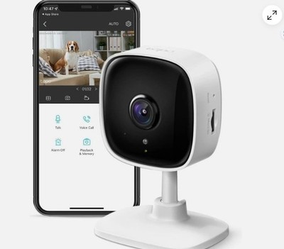 SEALED Tapo TP-Link 1080P Indoor Security Camera for Baby Monitor, w/Motion NEW
