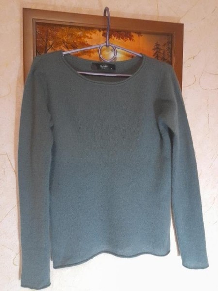 Women Hallhuber Sweater Grey Cashmere 36 / S / 44 #90T0