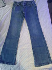 SOHO NY and Co Jeans Womens 6 Blue Denim Curve Creator Legging Low Rise 28X29