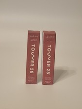 Tower 28 Lip Softie Tinted Lip Treatment  Dulce de Leche  0.38oz Total Of Two