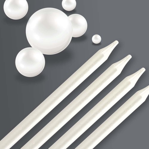 Long Tall Pearl White Birthday Candles for Cake Decorations 5.1 - Picture 3 of 9