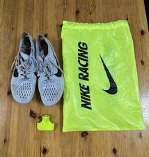 Zapatillas Nike Zoom Victory Azul Claro Pista Spike Run EE. UU. 8 Distancia Bolsa Llave