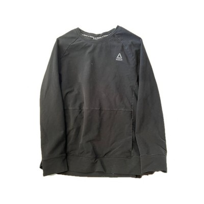 Reebok Black Crew Sweatshirt Mens 2XL
