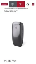 Multi Mic+ Plus Wireless Mic Resound Nexia, Vivia & Savia Hear Aids. - Brand New