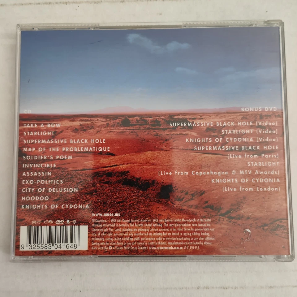 Muse Black Holes & Revelations Australian Tour CD DVD Edition 2006 VGC - image 2 of 4