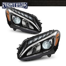 Led Headlight Left Right Side Fit For 2015-18 Mercedes Benz C300 W205 C-class