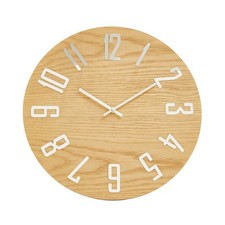 Image of Vitus Natural Wood Effect Wall Clock