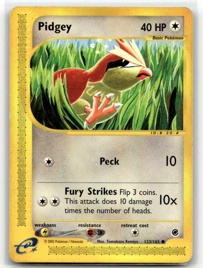 Pidgey 123/165 Common Expedition Pokemon EN MP