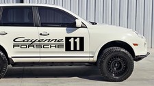 Rough Roads Side Panel Decals Set Design To Fit Cayenne 2002-2011