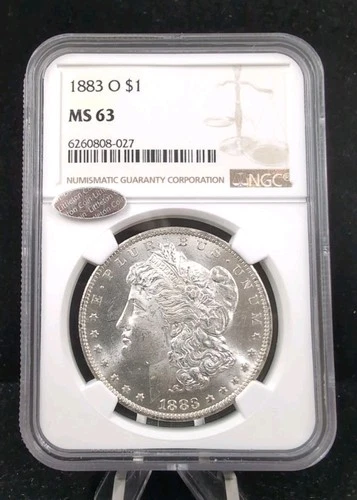 1883 O  S$1 Morgan Silver Dollar NGC MS 63 Littleton Select #7234