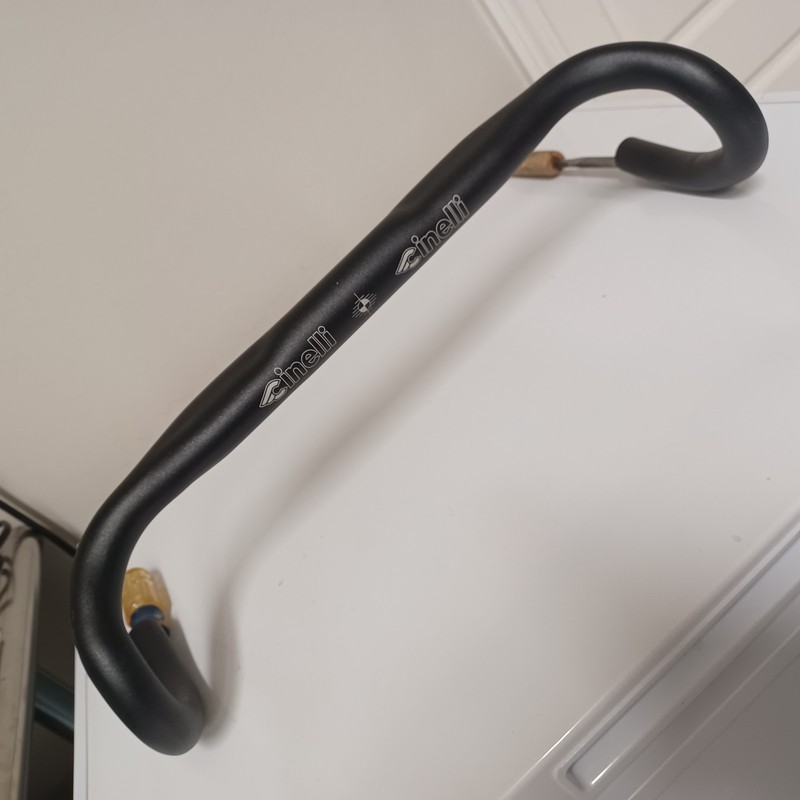 Cinelli handlebar and ITM forged lite alloy stem 31.8 w/ roll of red tape