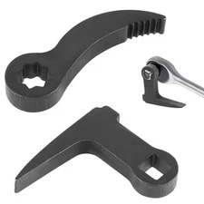 L-Shape Pry Bar Wrench Adapter Set for Tight Spaces - 2Pcs 1/2" Drive Tool