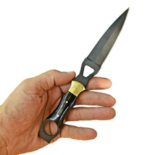 Premium Custom Handmade Fixed Double Edged Dagger Tactical Combat Survival EDC