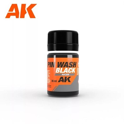 AK Interactive AK326 - Black Pin Wash 35 ml - Neu