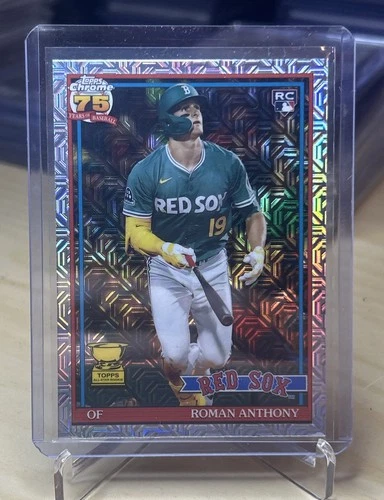 2026 Topps Series 1 Roman Anthony Silver Pack Chrome Mojo (RC) #91C-60 Red Sox