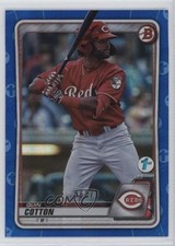 2020 Bowman Draft 1st Edition Blue Foil 62/150 Quin Cotton #BD-104 15ae