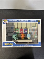 Pokemon Bulbasaur Charmander Squirtle Deluxe Funko Pop! Moment #01