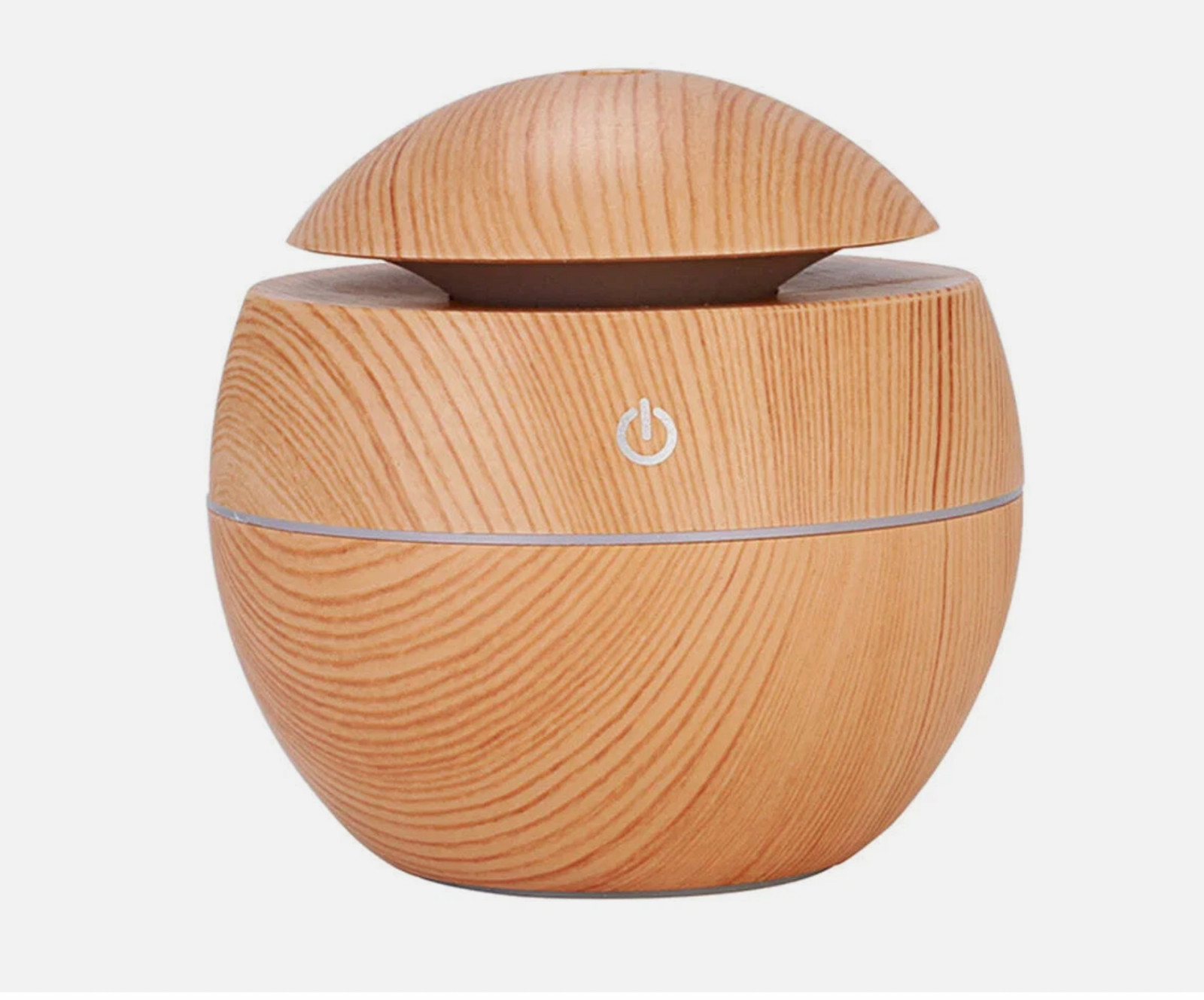 Mini Ultrasonic Aroma Humidifier | Light & Dark Wood | USB | Brand New