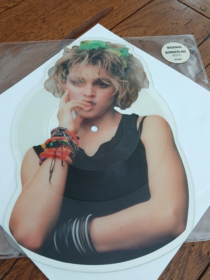 Madonna-Borderline Original Shaped Picture Disc-Mint Condition - Image 2 of 4