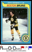 1979-80 Topps #182 John Wensink Boston Bruins NHL Hockey Card