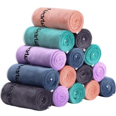 15 PCS Microfiber Gym Towels Set Soft Sweat Workout Sports Yoga 30x14 Inch