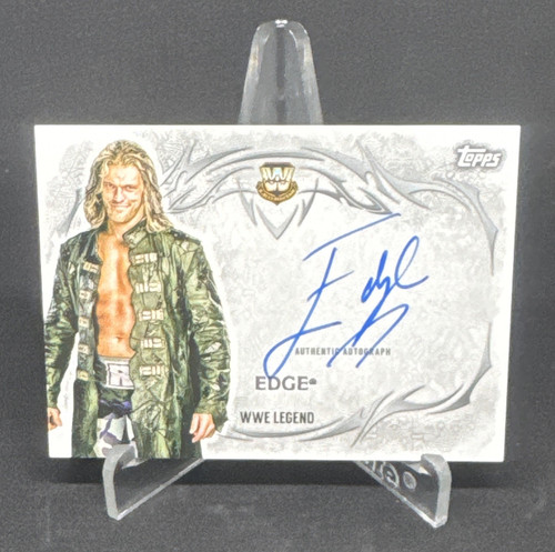Topps 2015 WWE Undisputed Edge Wrestling Autograph Insert Card #UA-ED