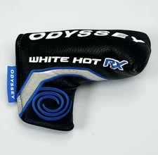 Odyssey White Hot RX Putter Golf Head Cover Black Blue Blade Headcover