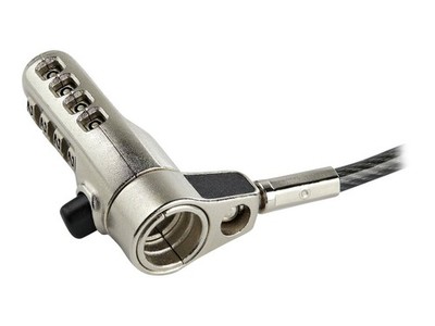 StarTechcom Kombination Laptop Kabelschloss Stahl 2m K-Slot Nano Wedge LTULOCK4D
