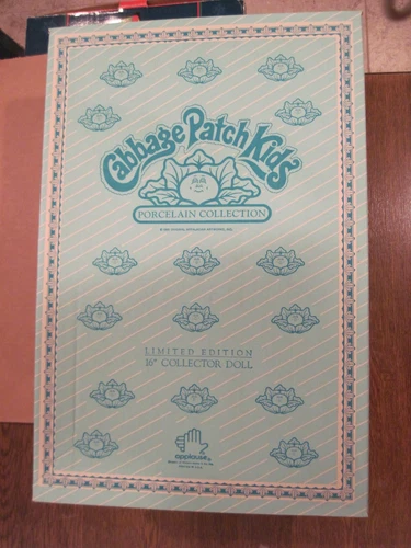 Vintage 1985 Porcelain Cabbage Patch Kids Doll by Applause 16" Mai Ling in box