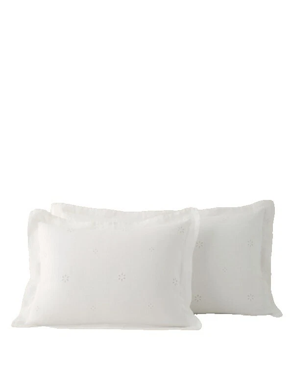 Almohadas de Decoración para el Hogar Pottery Barn Blanco