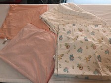 LOT of 4 Girls Baby Blankets One Size Carters  Other GRL