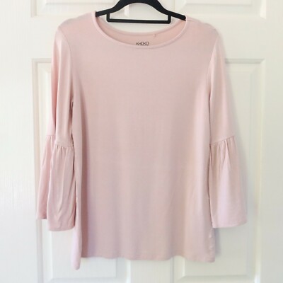 Khoko collection size shirt 3/4 bell sleeve super soft material casual  beige Australia