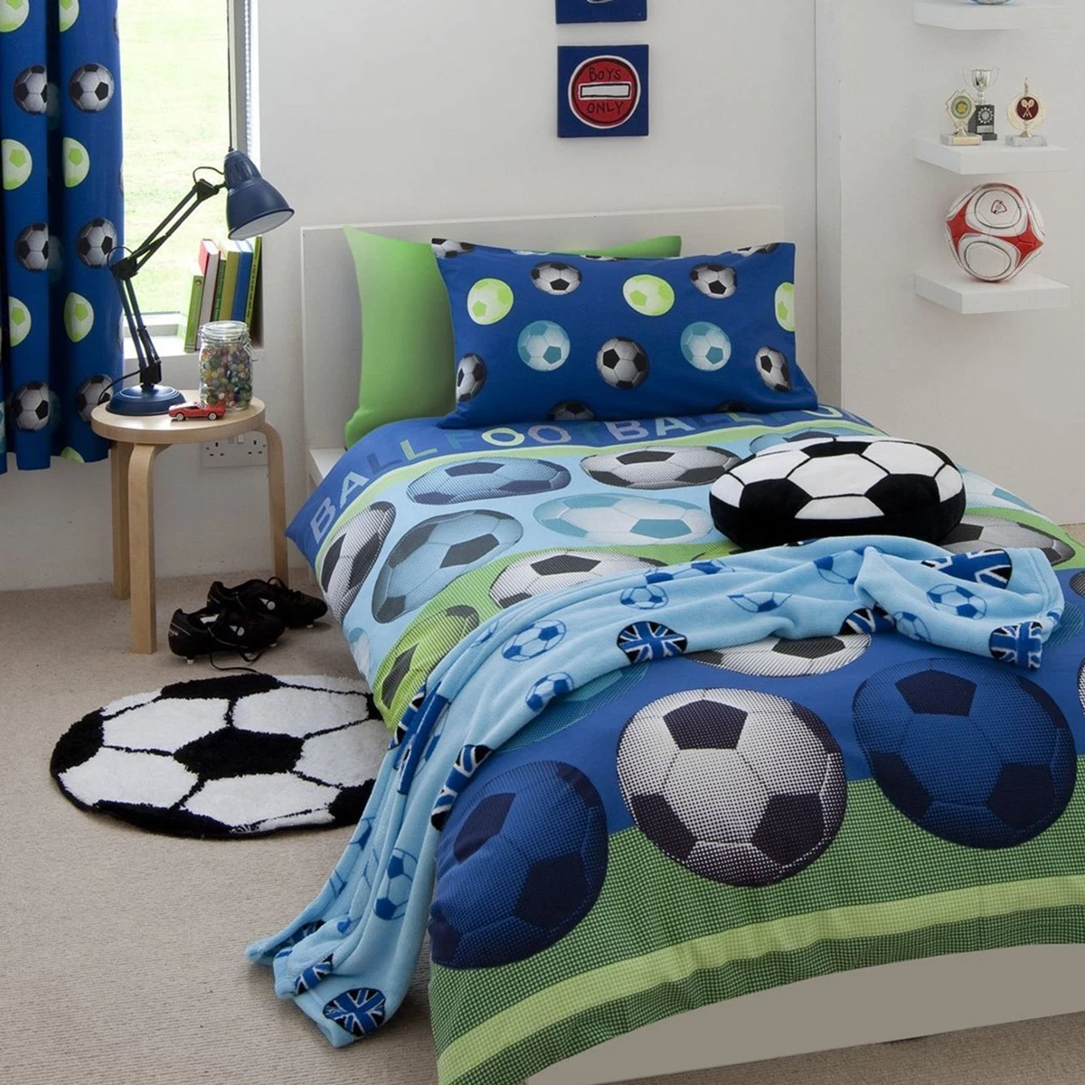 Catherine Lansfield Set copripiumino reversibile con federe per letto king size, motivo a righe, colore: rosa