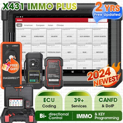 Launch X431 IMMO PLUS PRO 5 Key Programming Tool Full System Diagnostic Scanner