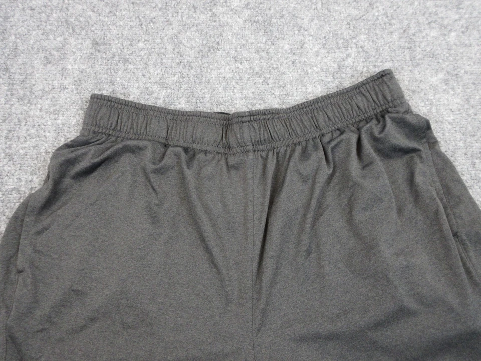 Pantalones Cortos Reebok Para Hombres Adultos Grandes Gris Informales Bolsillo Correr Atlético Gimnasio 30x19 Foto 3 de 4