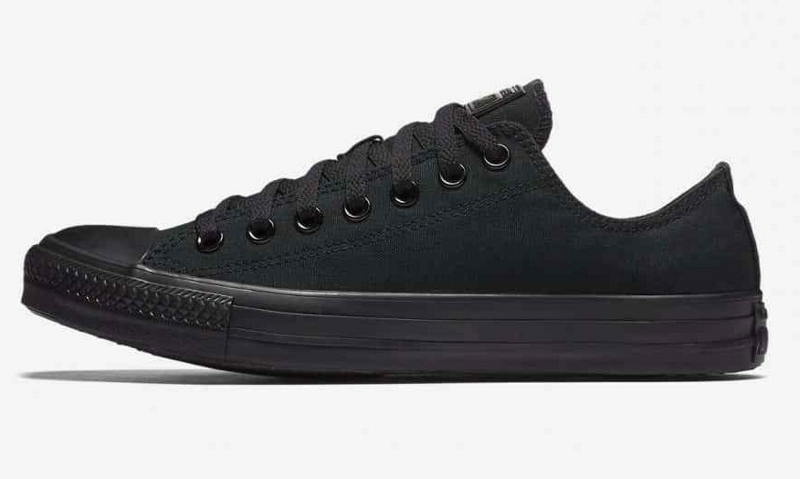 CONVERSE MEN CHUCK TAYLOR ALL STAR CANVAS LOW TOP BLACK
