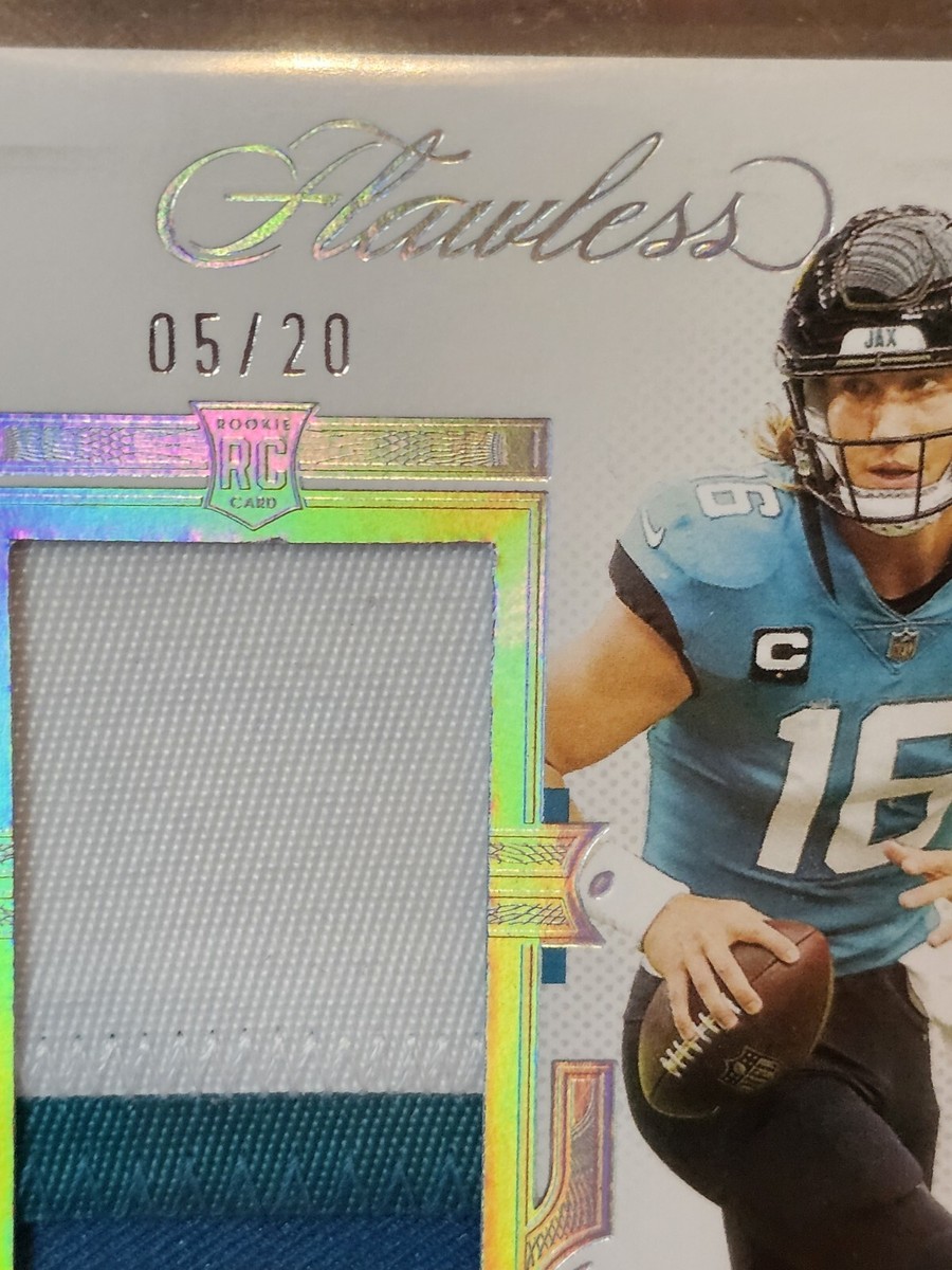 2021 Panini Flawless Trevor Lawrence RPA /20 Jaguars ROOKIE CARD